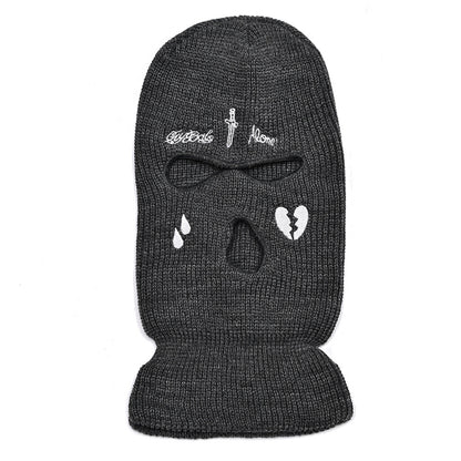 Knitted Hat Mask Streetwear Fashion