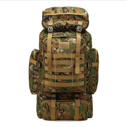 Camouflage backpack mountaineering
