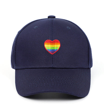 Men's Fashion Rainbow Embroidered Outdoor Sun Hat