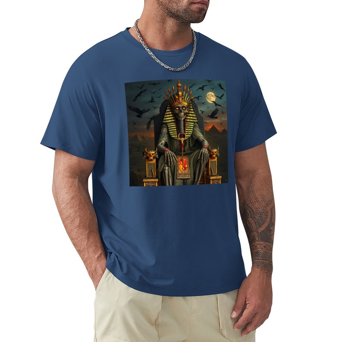 Munsieur Pharaoh's Reign Collection Men's Tee III (High Definition & Front Printing)