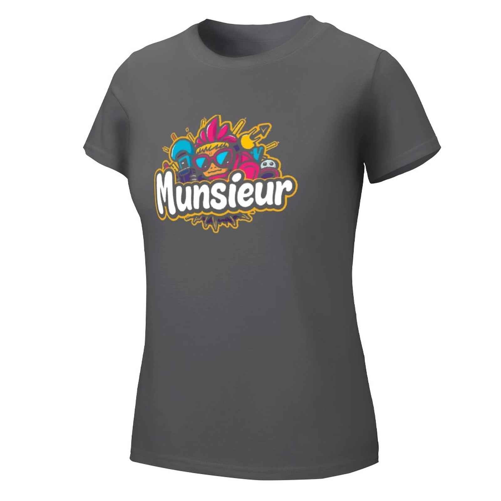 Munsieur T-Shirt for Women: Designed for Comfort, Styled for Impact for Her - Munsieur