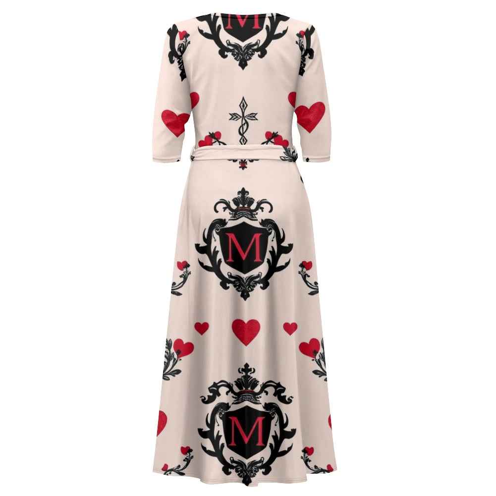 V-neck Maxi Dress