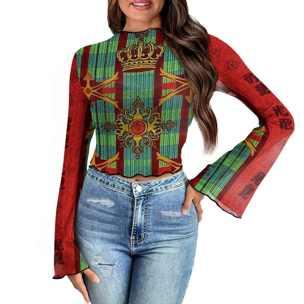 Women's Bell Sleeve Blouse