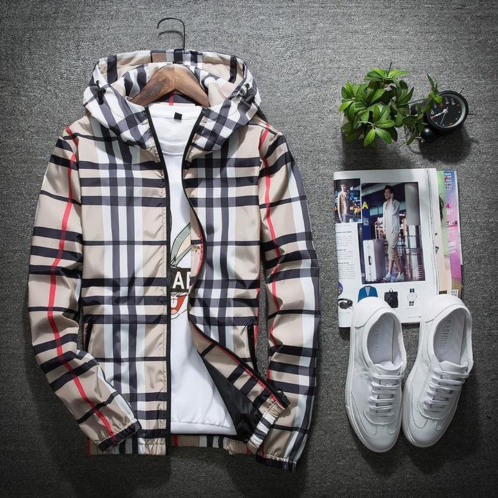 Men Fashion Brand Camouflage Coat Luminous Zipper MWJ011