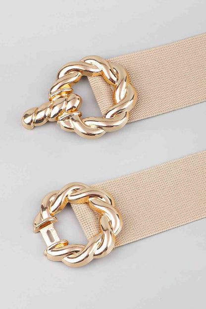 Zinc Alloy Buckle Elastic Belt - Munsieur