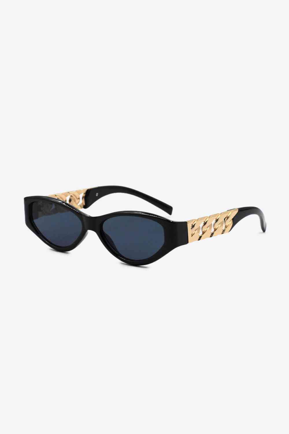 Chain Detail Temple Cat Eye Sunglasses - Munsieur