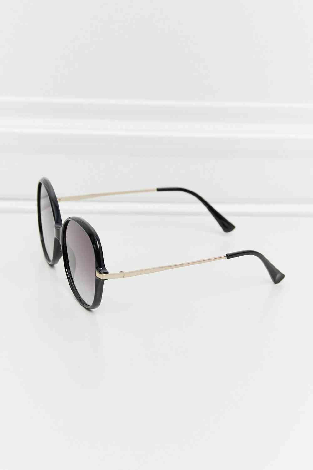 Metal-Plastic Hybrid Full Rim Sunglasses - Munsieur