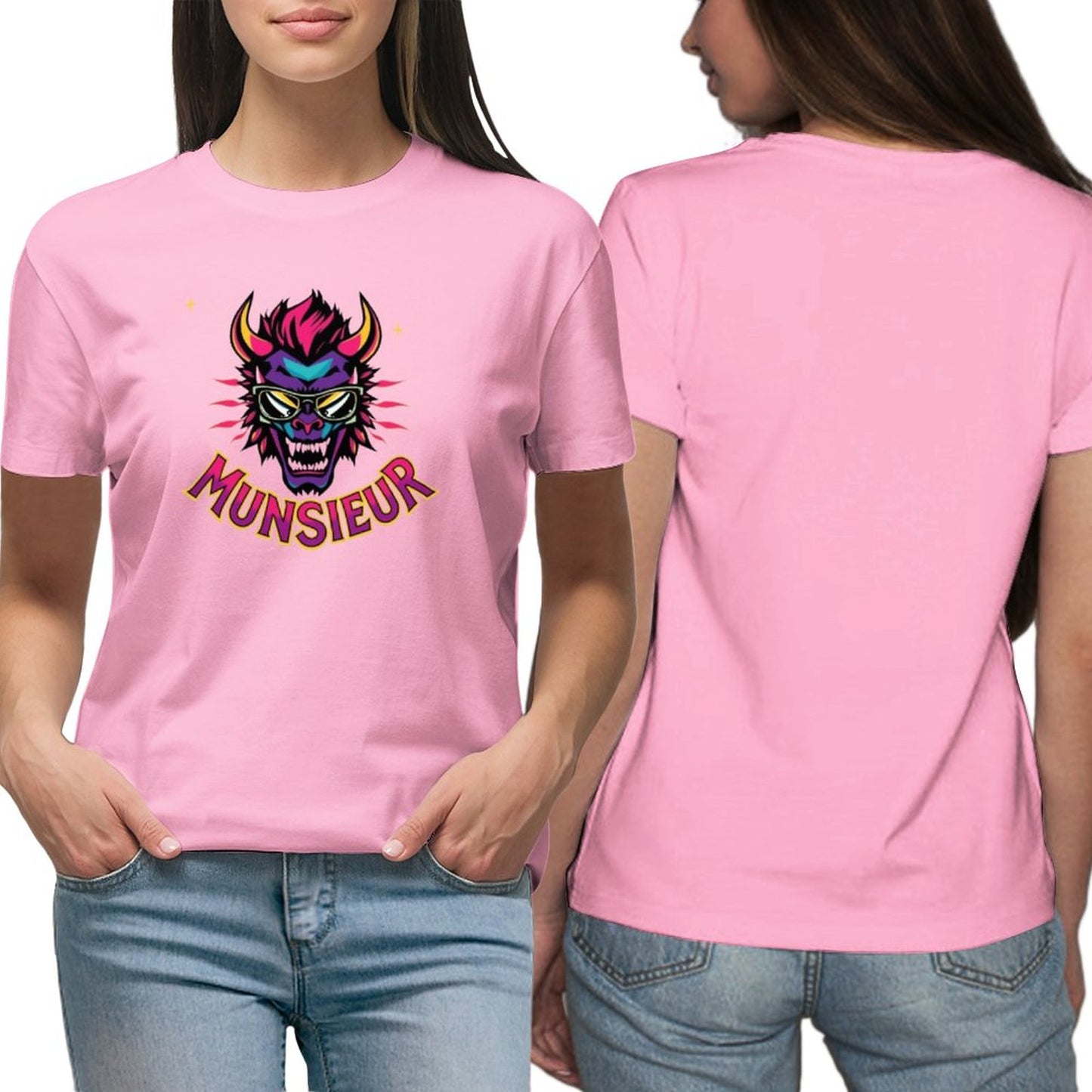 Munsieur Women's T-shirt "Meanie" Graphic T-shirt for Women - Munsieur