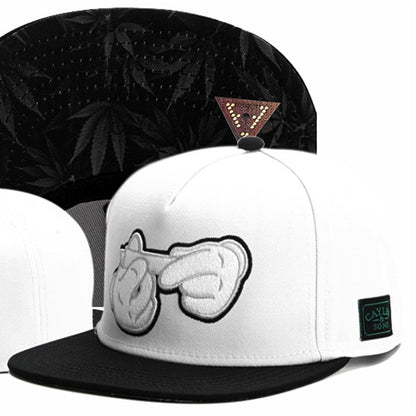 Gesture Embroidery Baseball  American Hat Assorted