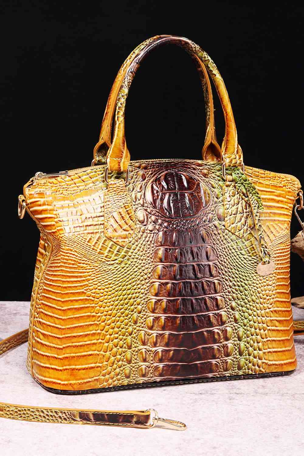 Gradient PU Leather Handbag - Munsieur
