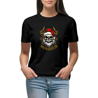 Women's Munsieur T-shirt "Seasons Santa" Christmas Collection