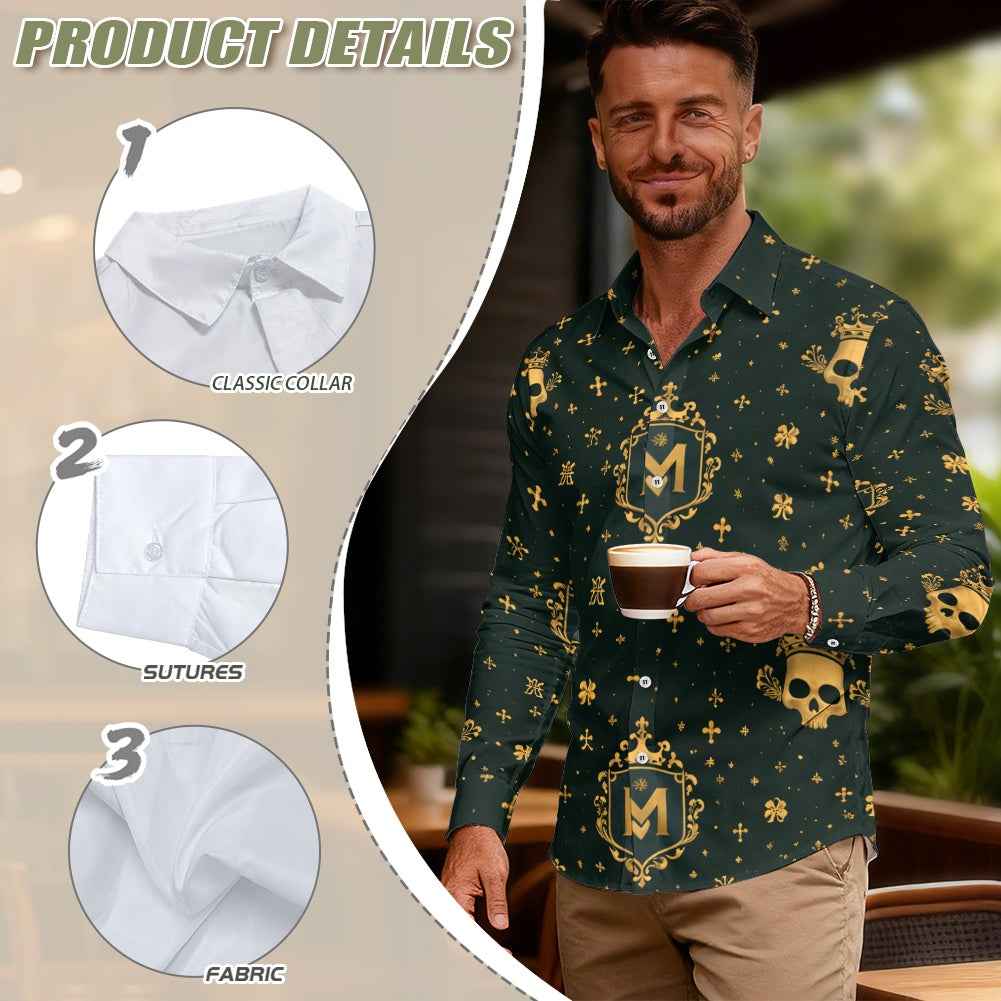 Men's long-sleeved shirts