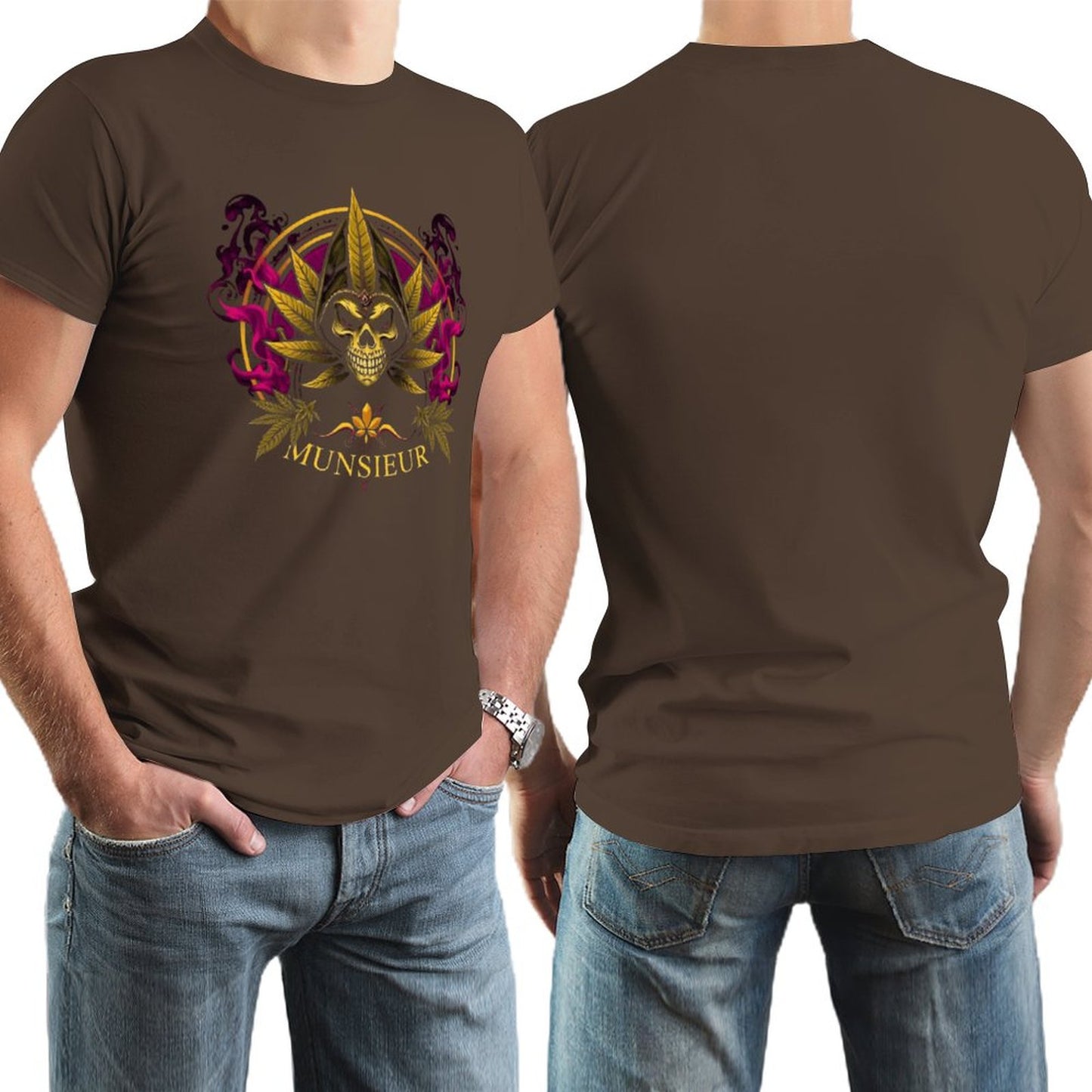 Munsieur 420 Collection "Out The Smoke" Tee for Men