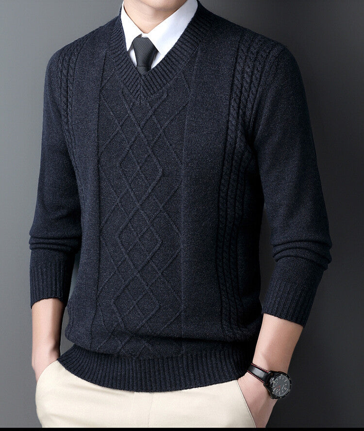 Chicken Collar Pullover Knitting Men's Casual Hoodie - Munsieur