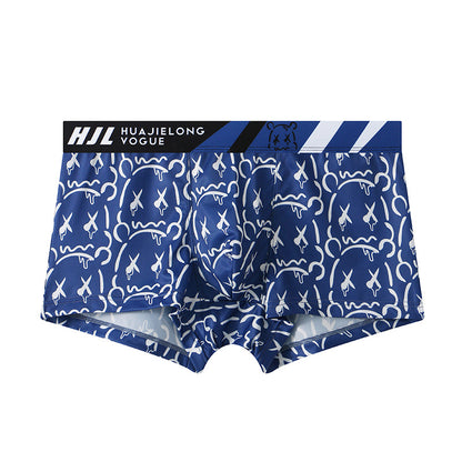 Men's Multi-color Printing Slim Fit Breathable Boxers - Munsieur
