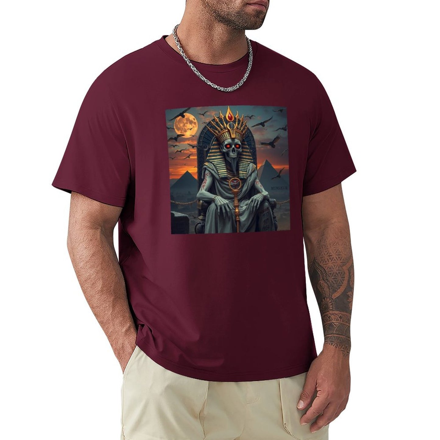 Munsieur Pharaoh's Reign Collection Men's Tee IV (High Definition & Front Printing)