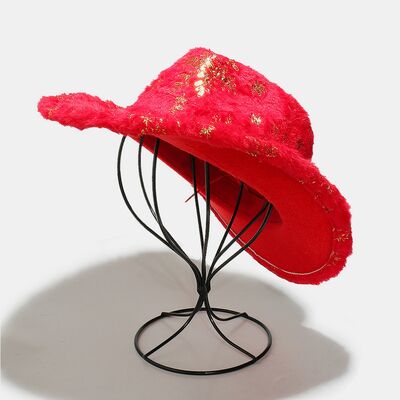 Fuzzy Snowflakes Polyester Hat - Munsieur