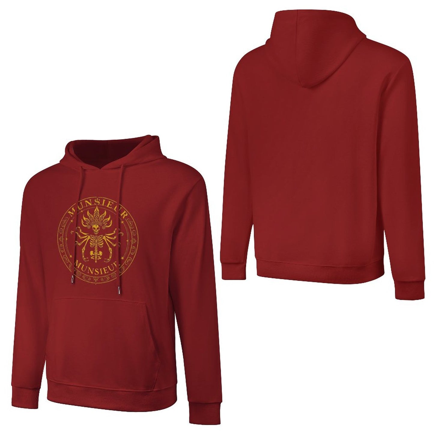 Munsieur Bone Deep: The Ultimate Skull Hoodie for Men - Munsieur