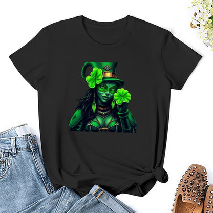 St. Patrick's Day Collection Leprechaun Mafia "Felicia" T-shirt