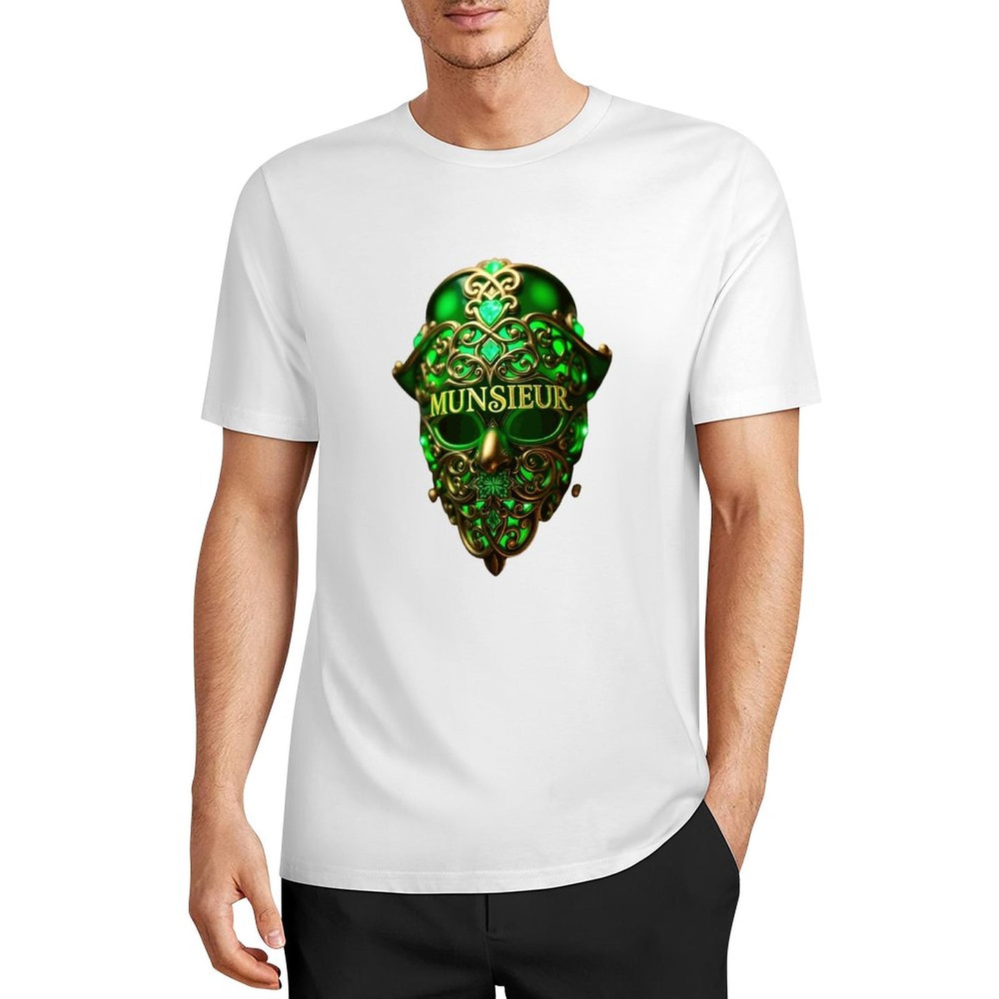 Munsieur St. Patrick's Day Collection "Skull of Clovernook" Tee for Men