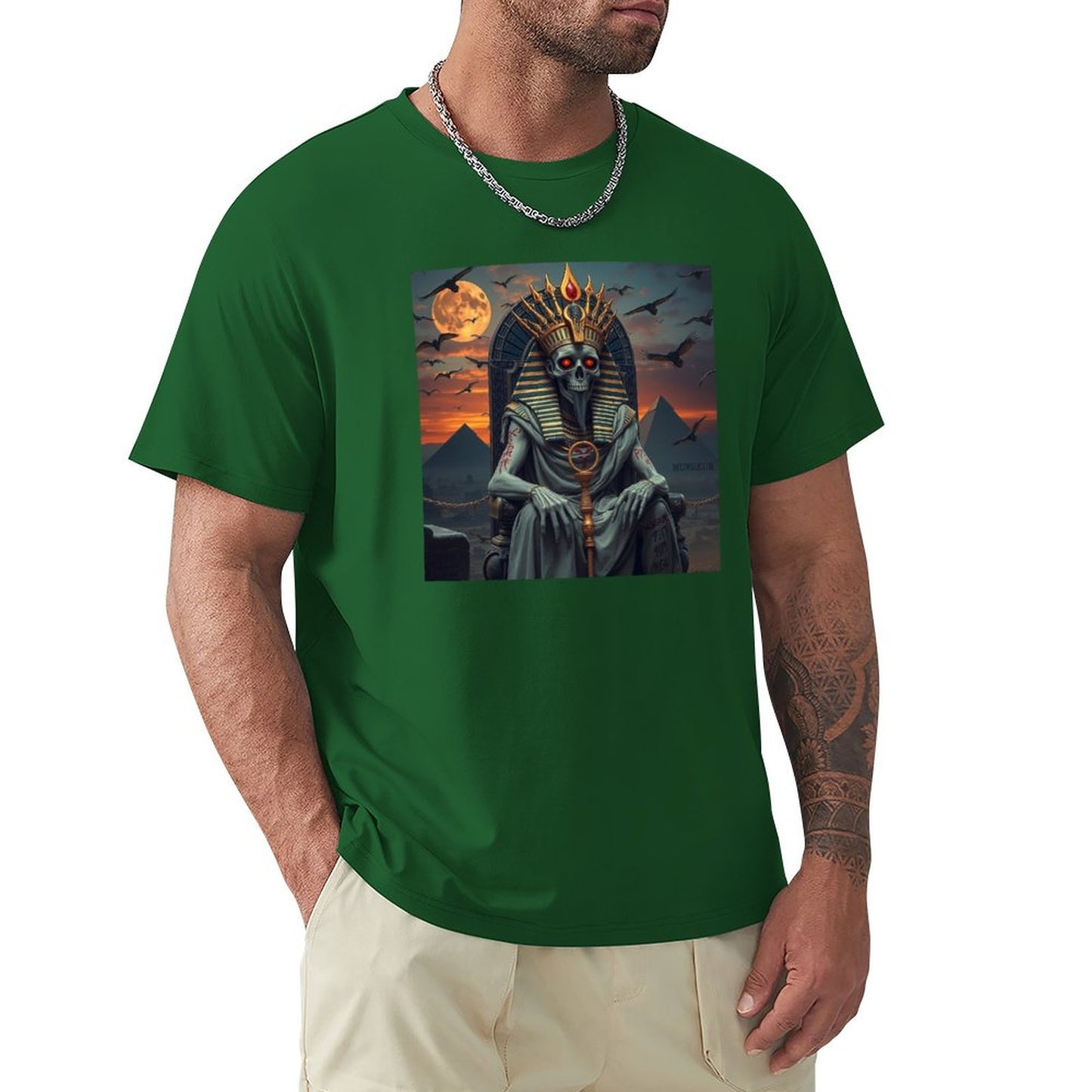 Munsieur Pharaoh's Reign Collection Men's Tee IV (High Definition & Front Printing)