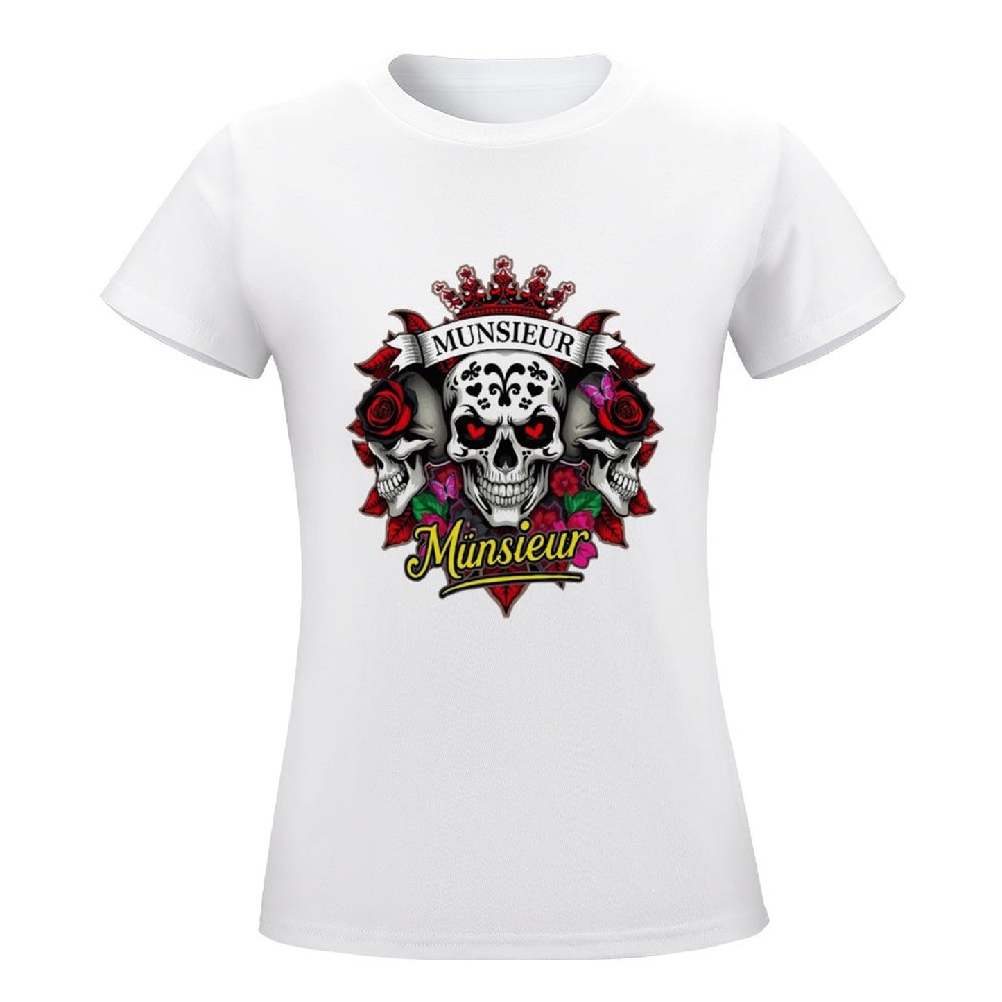Munsieur Women's Custom T-Shirt "Clownie" Graphic T-shirts for Women