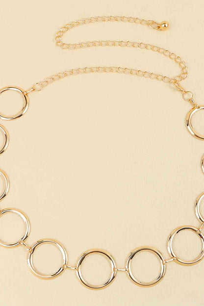 Circle Ring Chain Belt - Munsieur