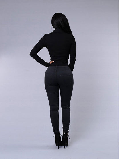 Women's Skinny Ripped Jeans