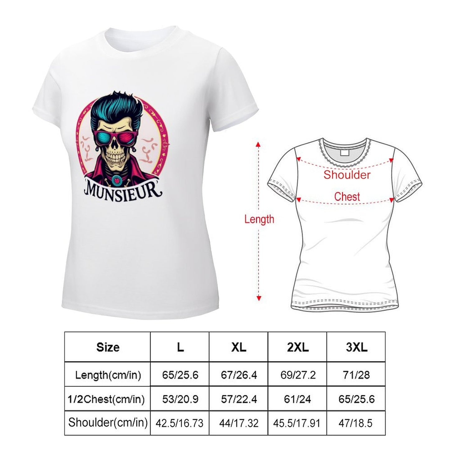 Munsieur T-Shirt for Women: Soft, Stylish, and Made to Last for Her - Munsieur