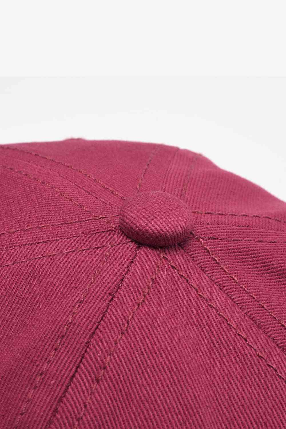 Embroidered Graphic Adjustable Baseball Cap - Munsieur