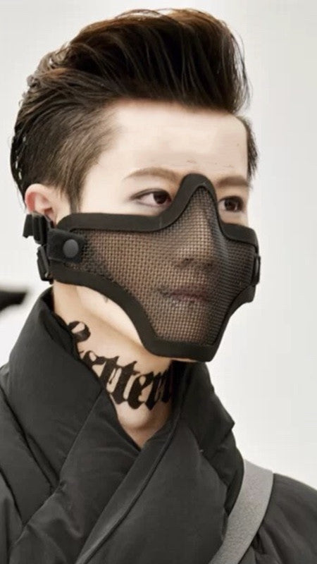 Skull Punk Rivets Performance Mask Halloween Mask Accessories