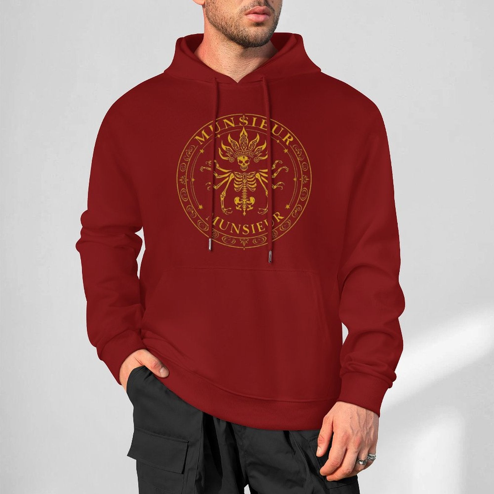 Munsieur Bone Deep: The Ultimate Skull Hoodie for Men - Munsieur