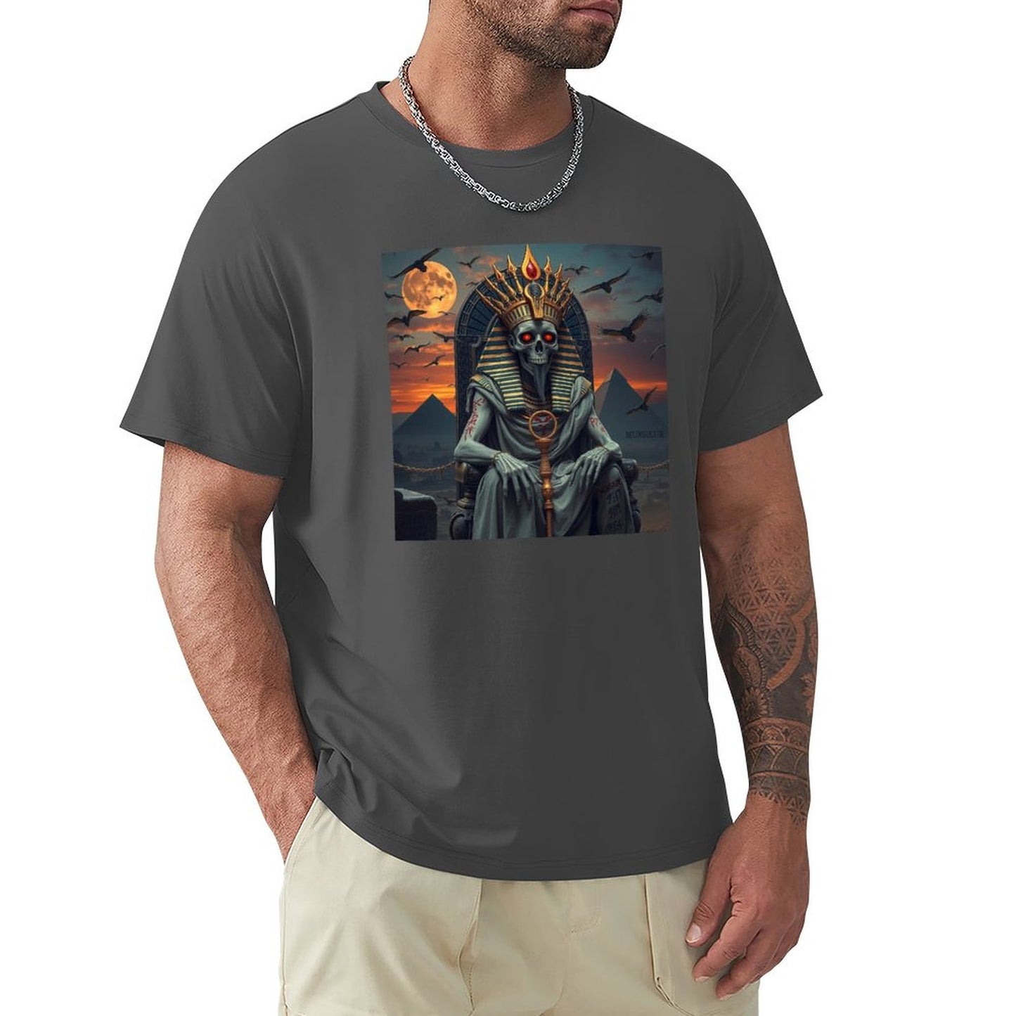 Munsieur Pharaoh's Reign Collection Men's Tee IV (High Definition & Front Printing)