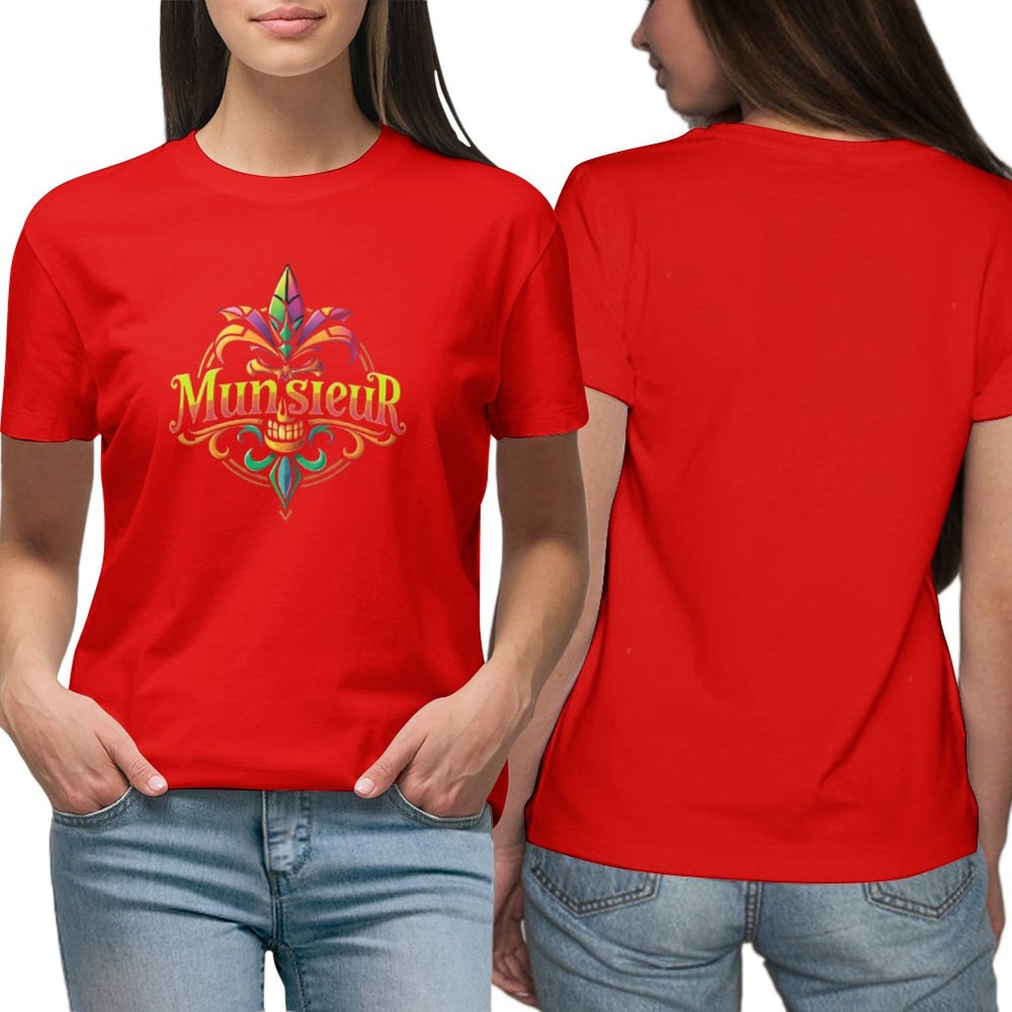 Munsieur Women's Stay Fashionable and Comfortable with Munsieur Premium Women's T-Shirts - Munsieur