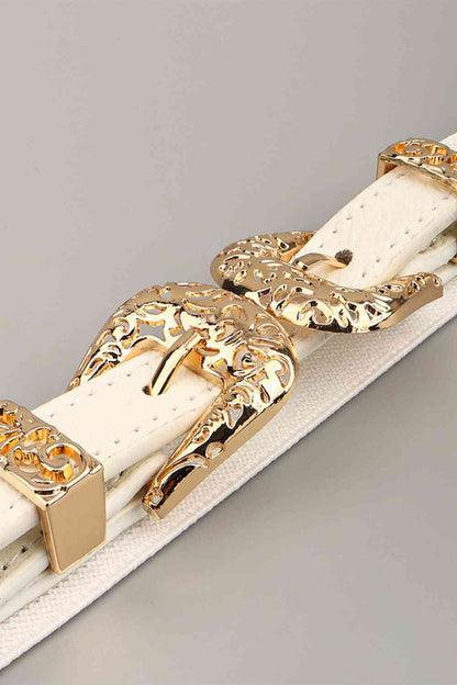 Double Buckle Elastic Belt - Munsieur