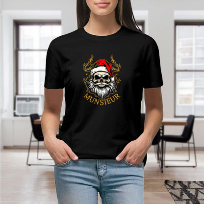 Women's Munsieur T-shirt "Seasons Santa" Christmas Collection