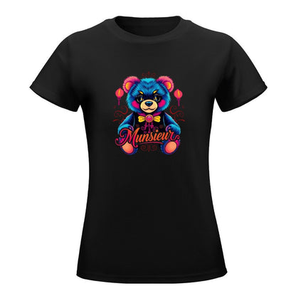 Munsieur Brand T-shirt Chinese Bear Streetwear Design