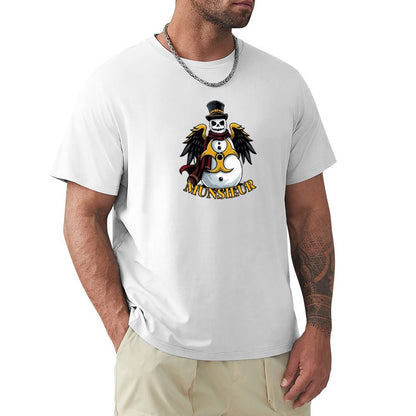 Men's Munsieur Christmas Tee Design "Atomic Snow"