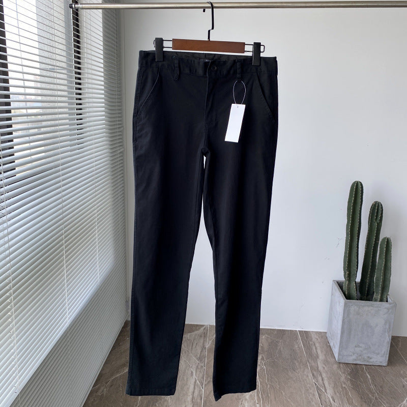Four-sided Elasticity Autumn New Men's Casual Pants Solid Color