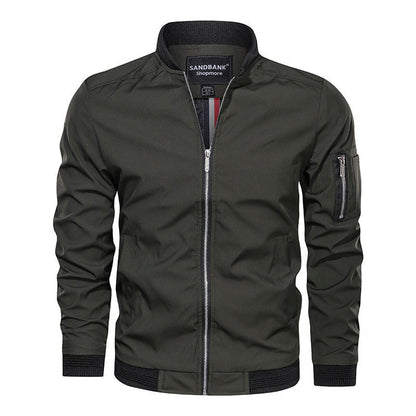Men's Casual Baseball Sports Coat Slim Fit - Munsieur