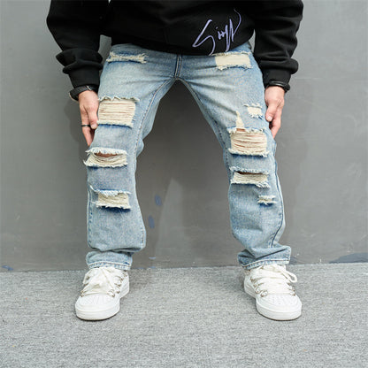 Retro Designer Casual High Streetwear Wide Leg Pants