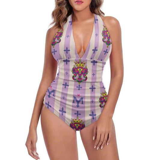 All-Over Print Women's High Cut One-piece Swimsuit