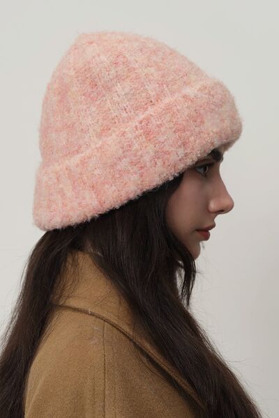 Solid Color Thermal Knit Hat - Munsieur
