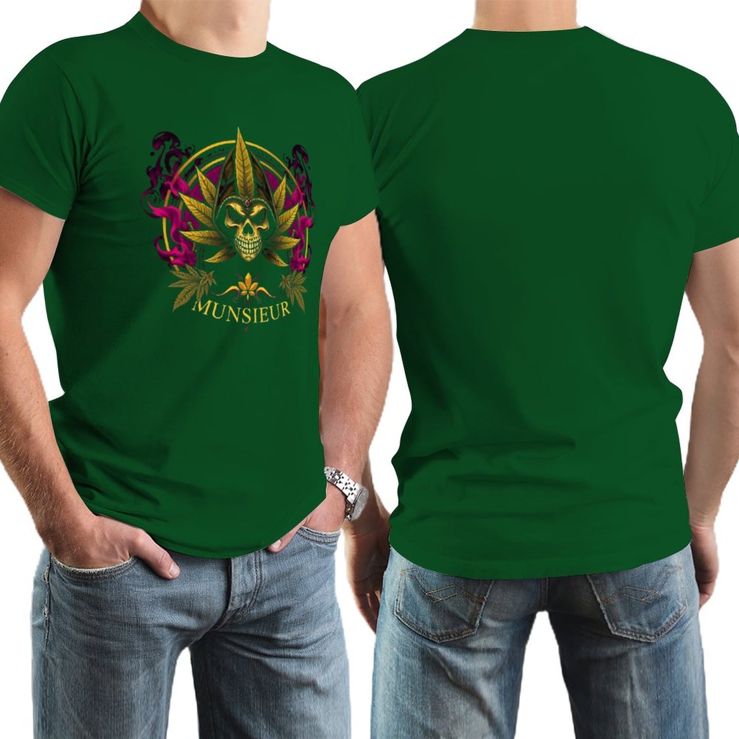 Munsieur 420 Collection "Out The Smoke" Tee for Men