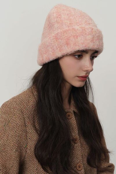 Solid Color Thermal Knit Hat - Munsieur