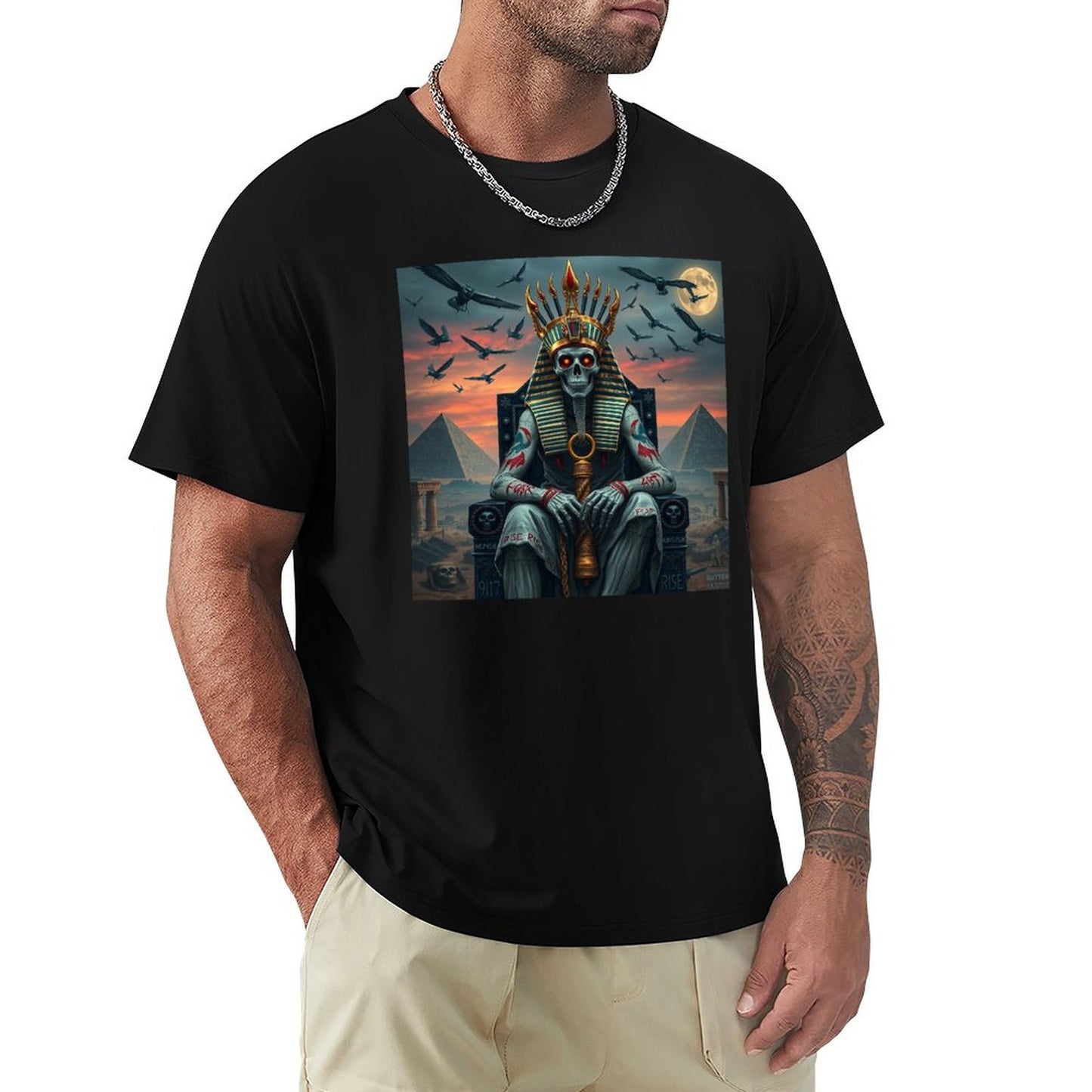 Munsieur Pharaoh's Reign Collection Men's Tee (High Definition & Front Printing)