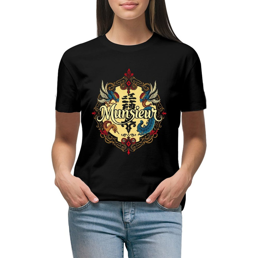 **Heatwave Sale** Munsieur Women's T-shirt Designer Streetwear for Her