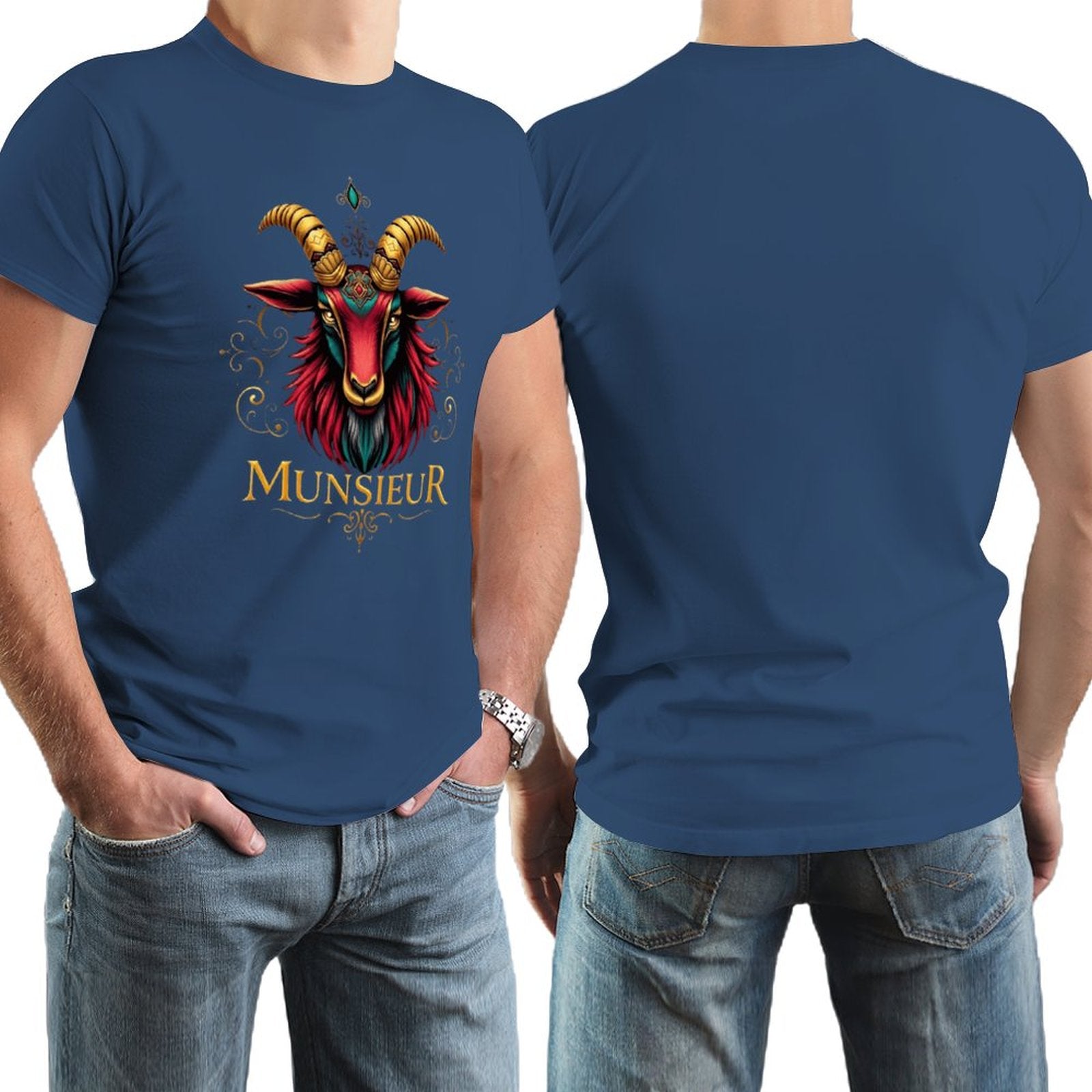 *Sale** Men's Munsieur Tee "Icon Billy" Designer Streetwear Fashion