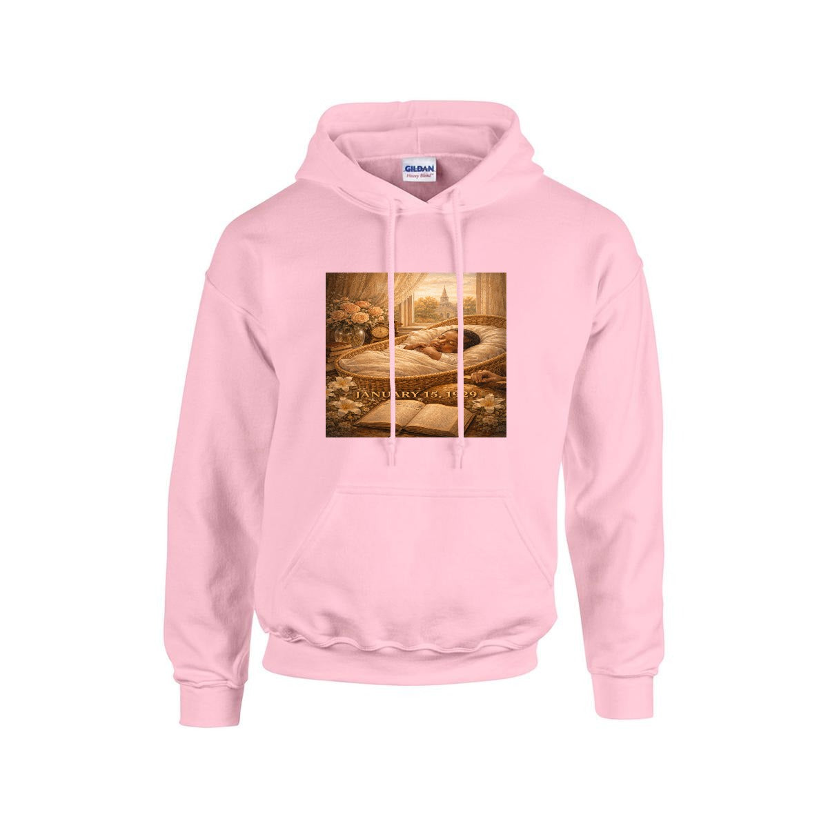 Men's MLK Hoodie "The Birth" - USA Printed Double Sided