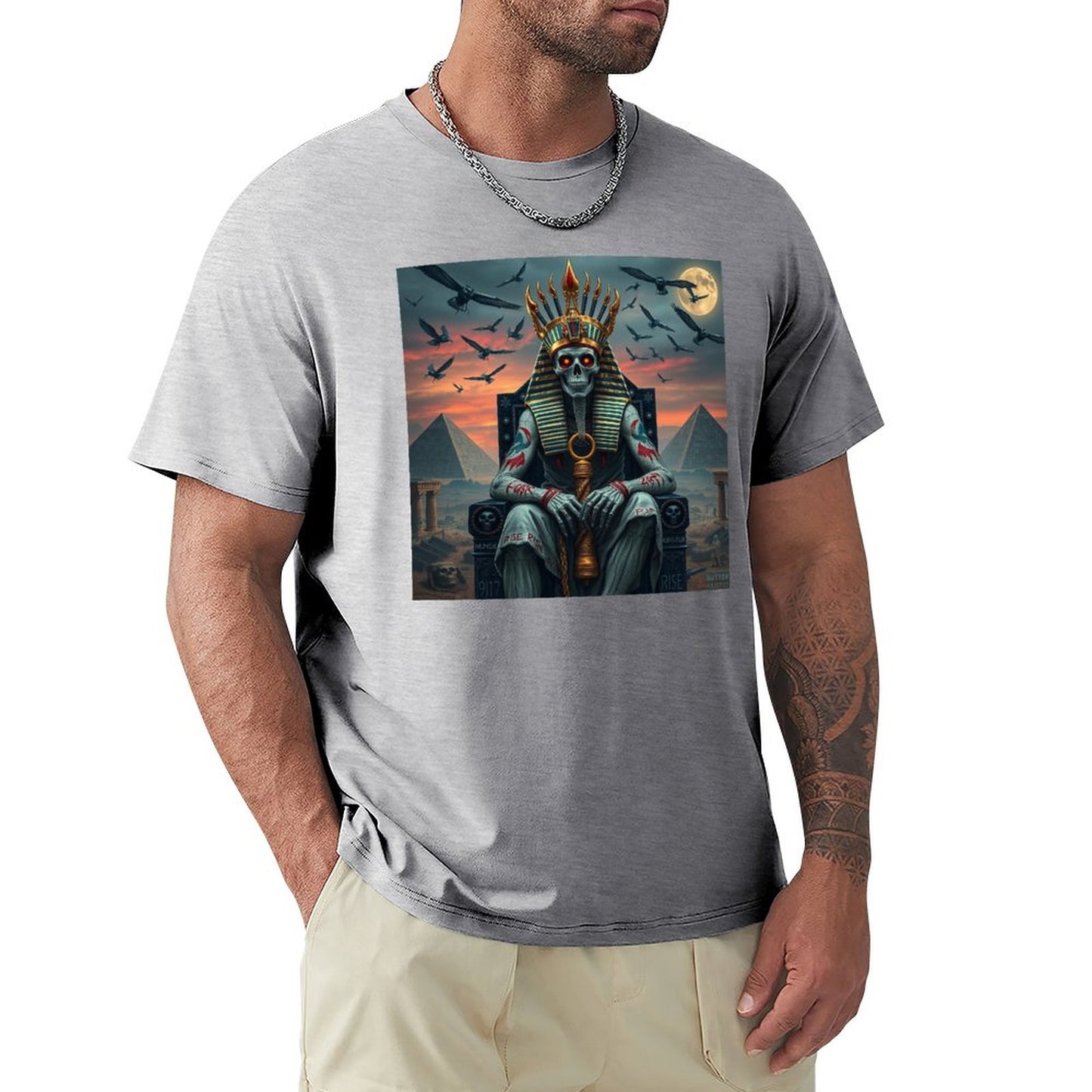 Munsieur Pharaoh's Reign Collection Men's Tee (High Definition & Front Printing)